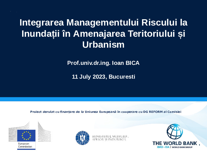 Integrating the Flood Risk Management in Urban Planning