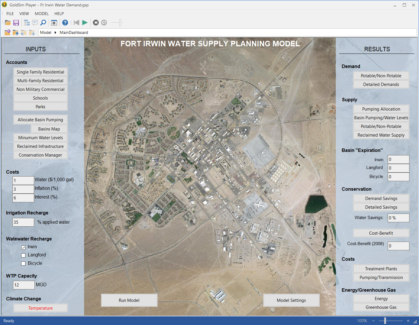 Water Resources Simulation Examples