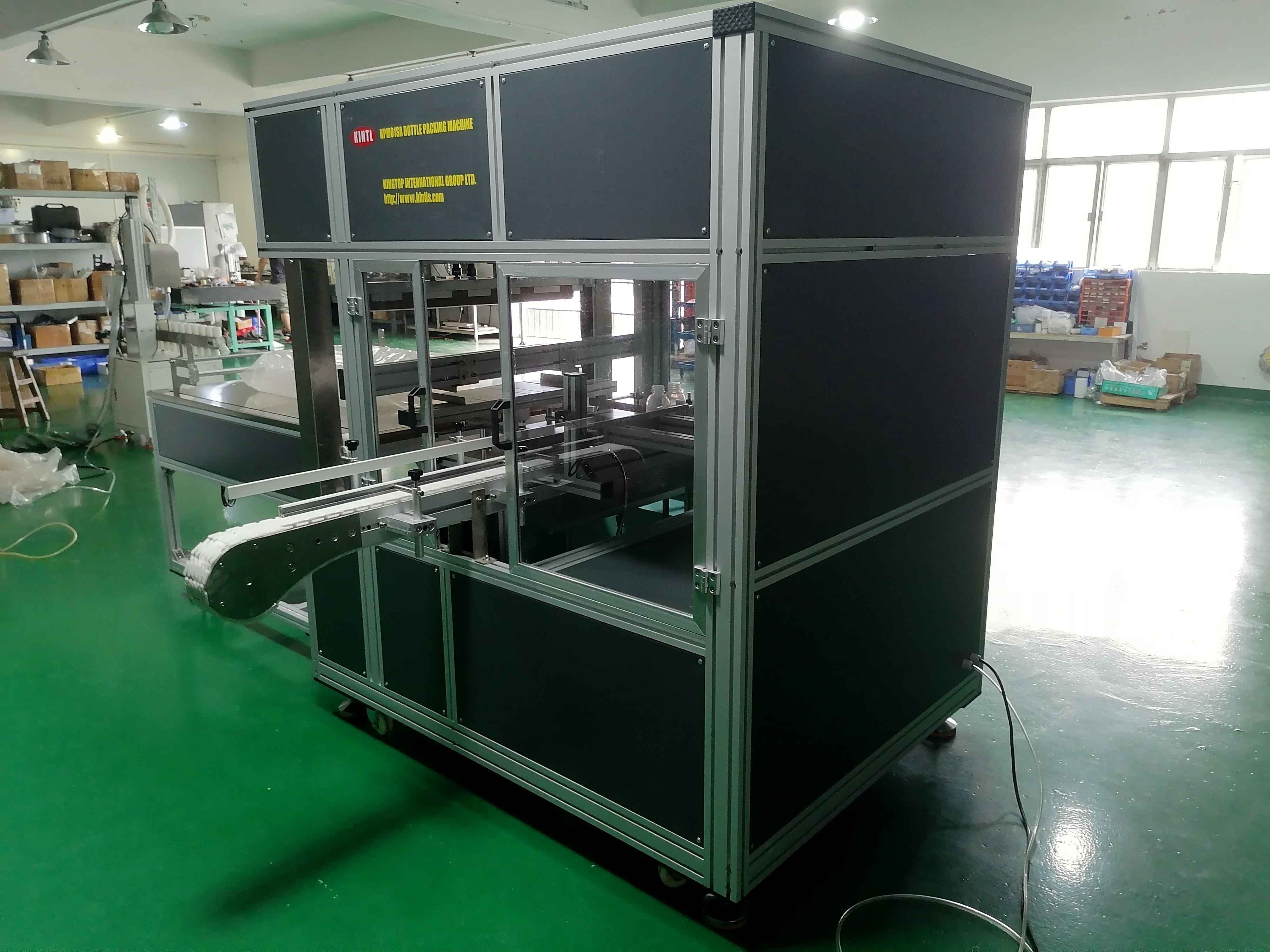 Bottle bag-packing machine, Máquina envasadora de bolsas de botellas, آلة تغليف الأكياس: للزجاجات الفارغة