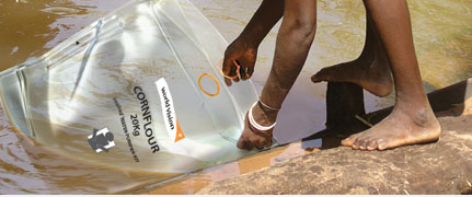 Grain Sack as a Solar Powered Water Purifier