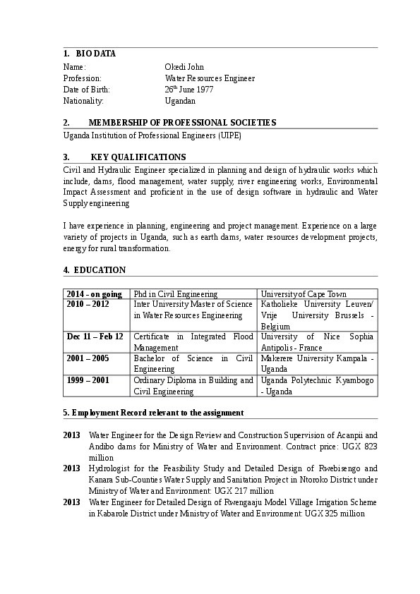 John Okedi, University of Cape Town - Phd Student/Teaching Assistant