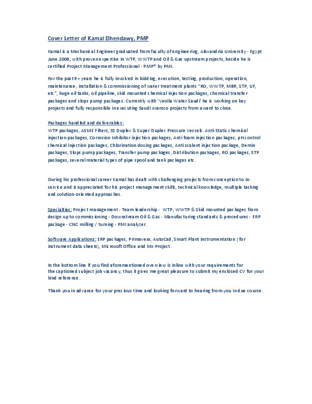 Kamal Elhendawy, Mechanical Engineer at Petromaint