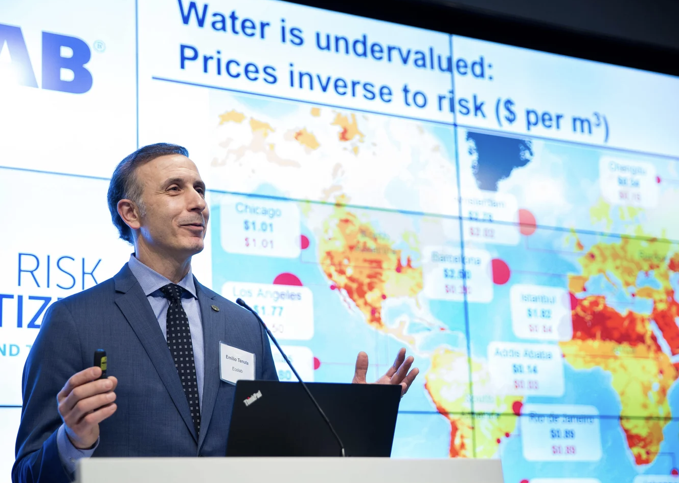 Ecolab: Do Consumers Know the Scale of AI's Water Problem?By Maya DerrickEmilio Tenuta, SVP & Chief Sustainability Officer at EcolabEcolab's Wat...