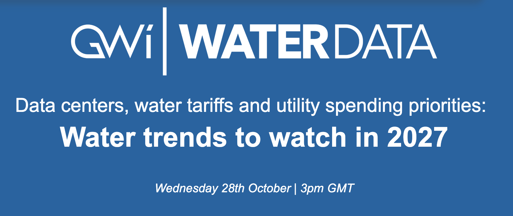 Water trends to watch in 2027