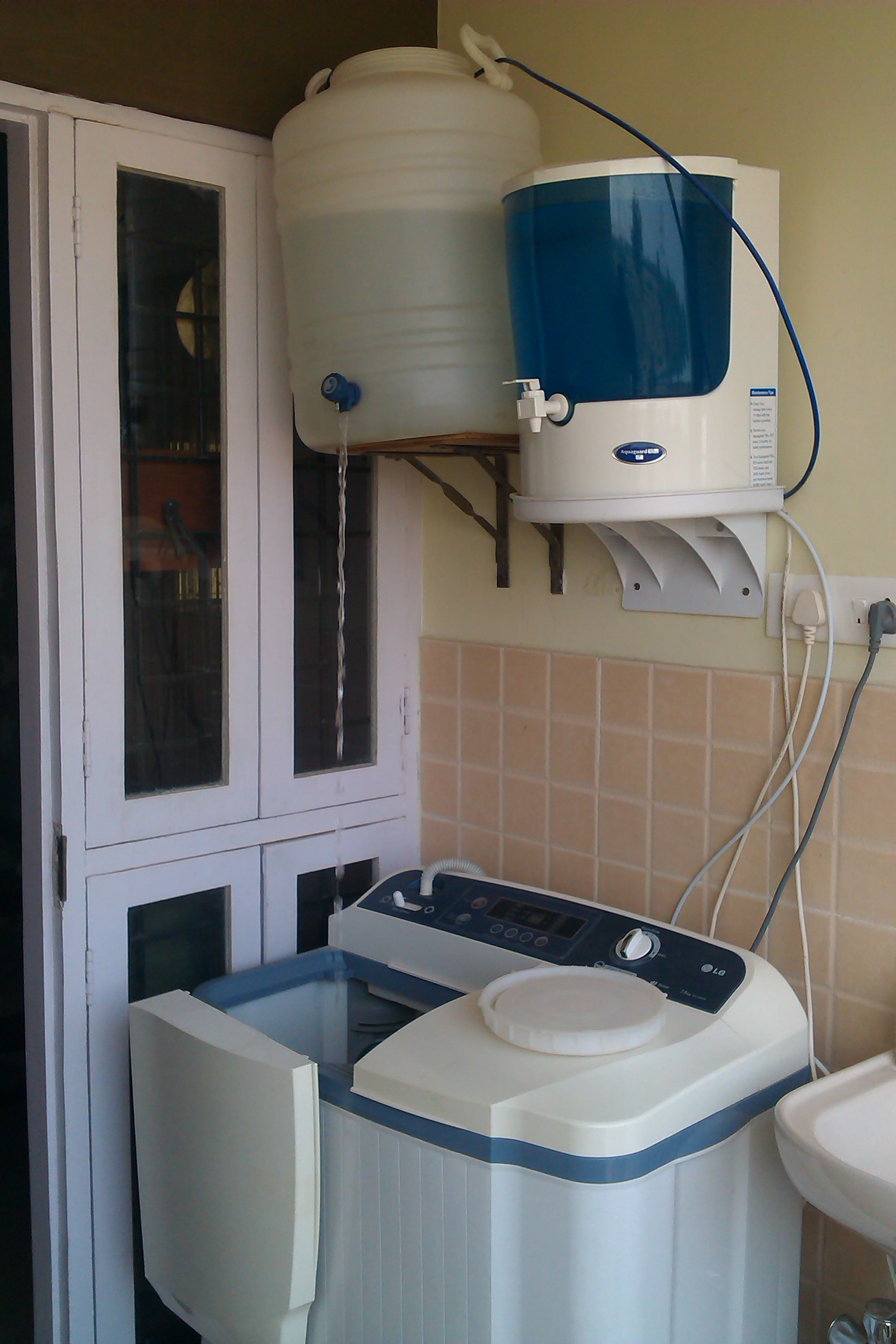 Around 75% of the Water fed ...