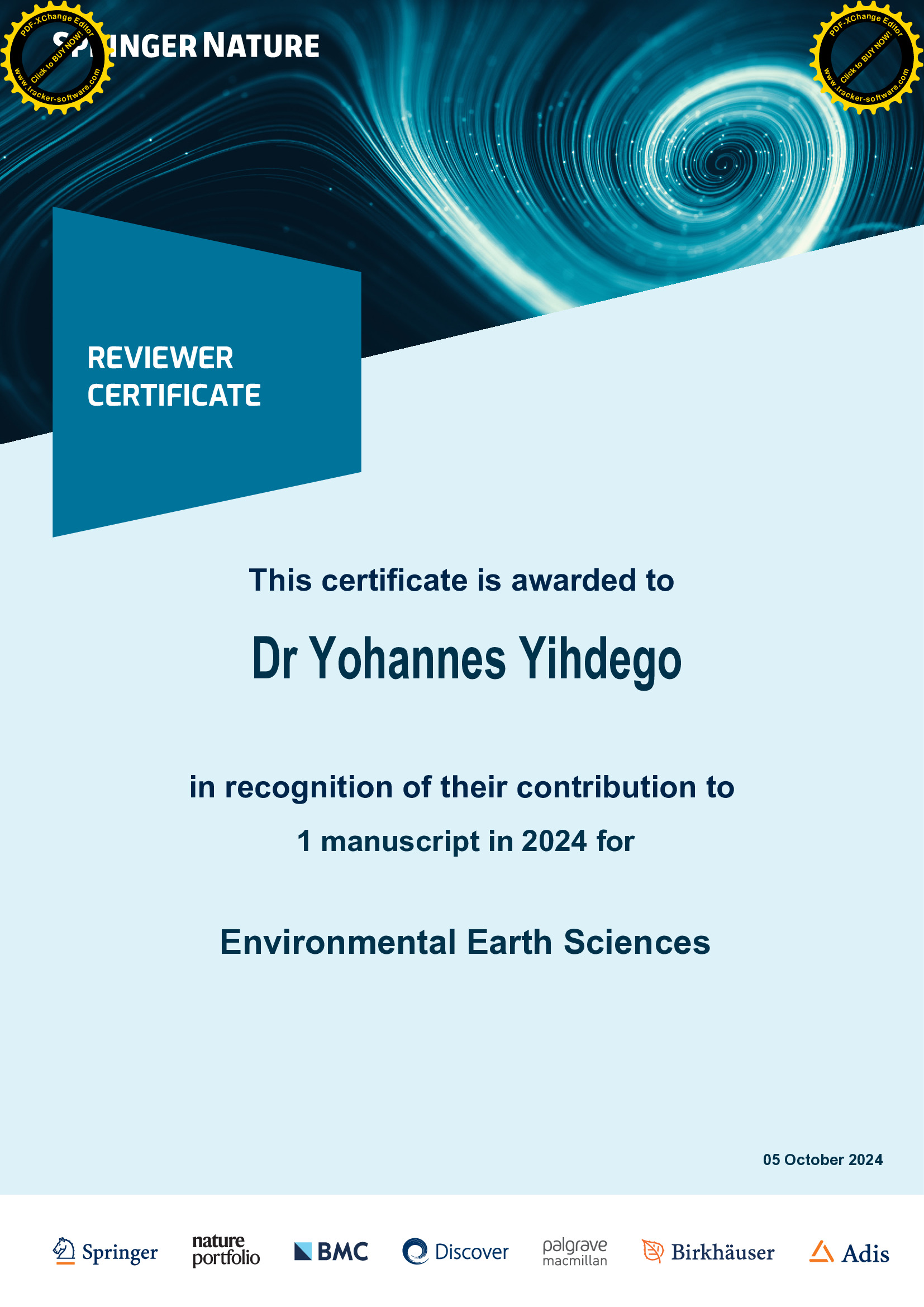 Environmental Monitoring Assessment & earstrh Sciences Researches