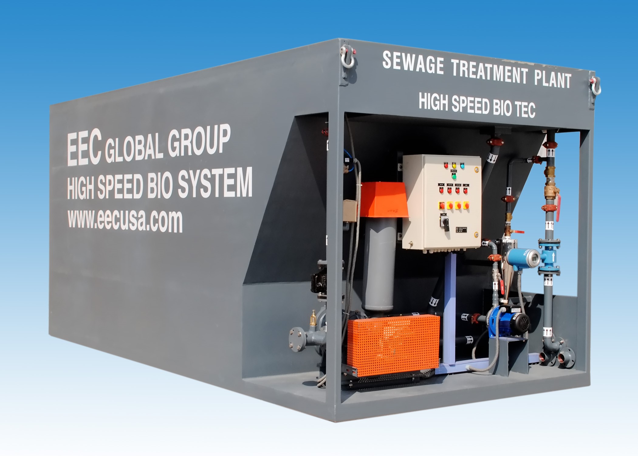 EEC Delivers 14x40' EEC High-Speed Bio Tec to US MIL, NATO UNICEF, GE, and many more.