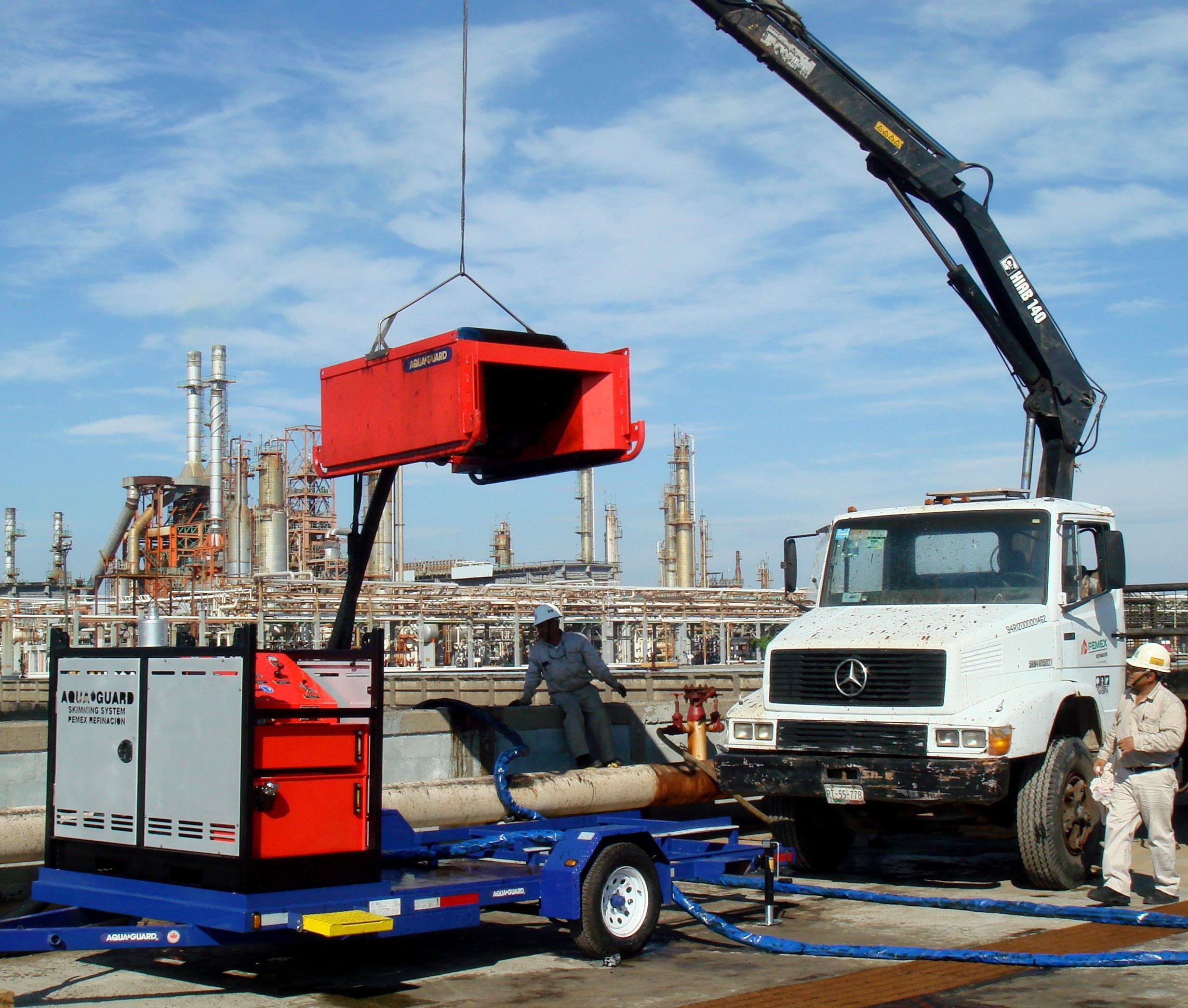 Offshore Brazil large oil skimming system URO 300