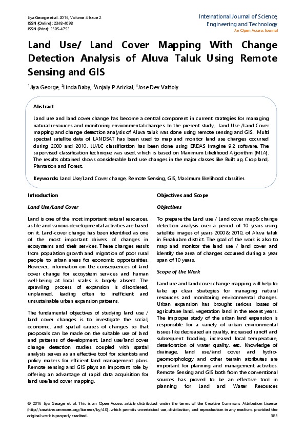Remote Sensing (RS) and ...