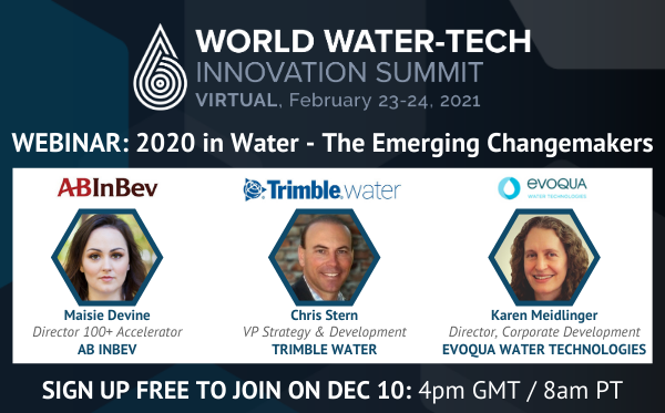 Webinar: 2020 in Water with AB InBev, Trimble & Evoqua | December 10, 2020We're delighted to announce the first World Water-Tech Live Webinar, �...