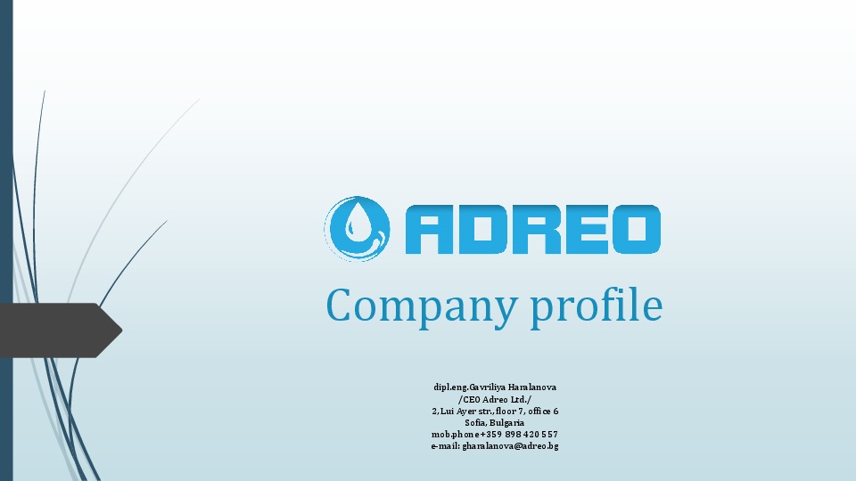 If you're looking for a professional team in the area of wastewater treatment, do not hesitate to ask us! We are profesional engineers, ready to...