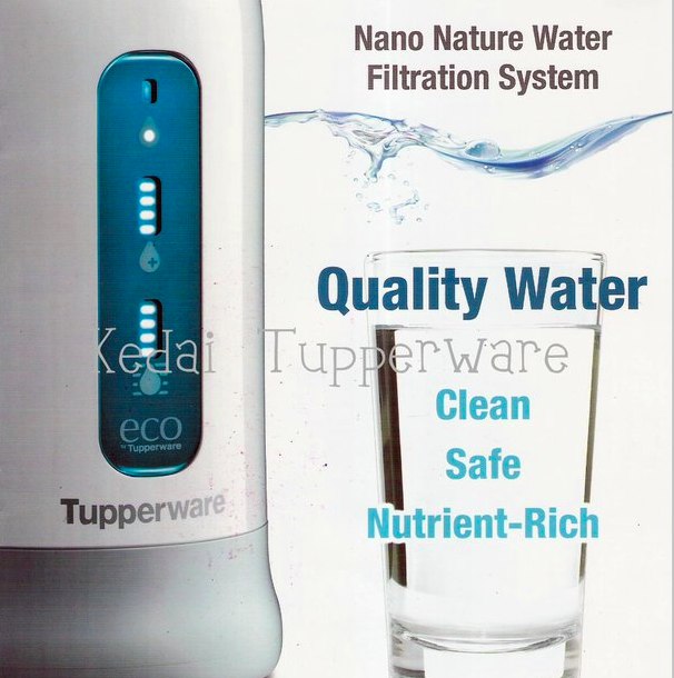 Drinking water technology by HaloSource for Tupperware water purifiers