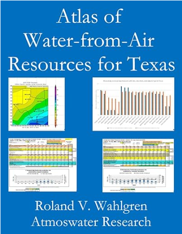 Atlas of Water-from-Air Resources for Texas | Atmoswater Research