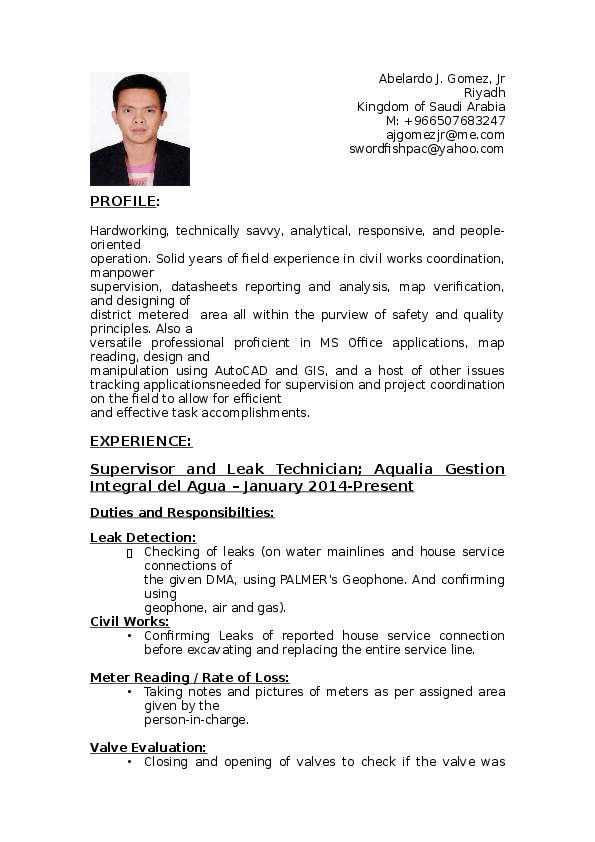 Abelardo Jr Gomez, Mr.