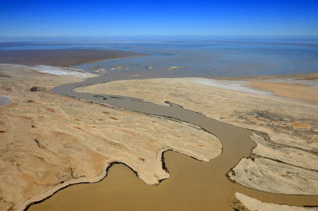 Waters return to Lake Eyre
