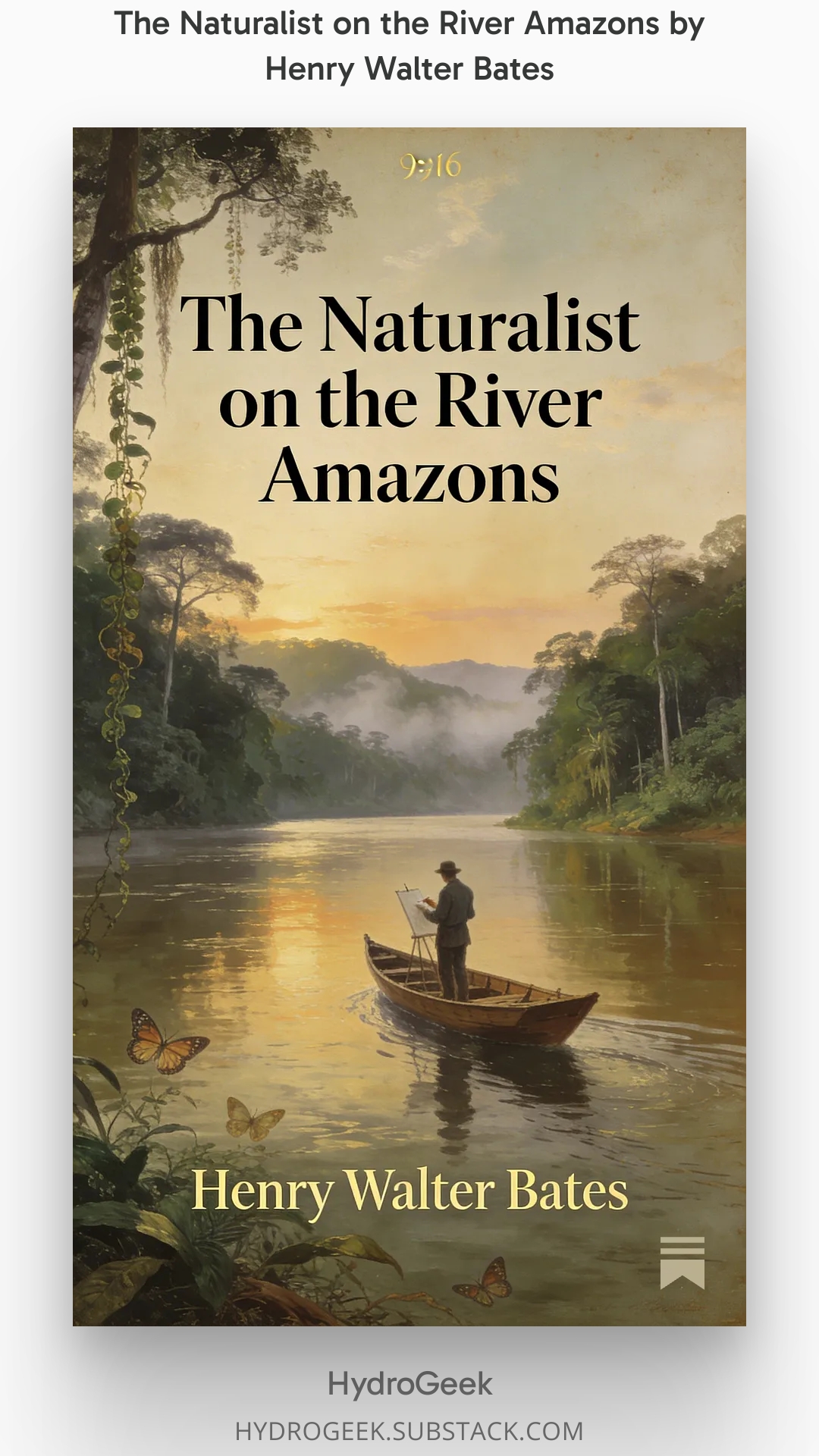 A nice and essential read for those working in hydrology. Click here to access the full book :https://hydrogeek.substack.com/p/the-naturalist-on...