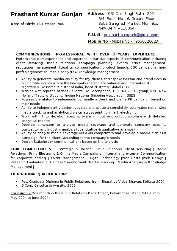 prashant gunjan, Ketchum Sampark  - Principal Consultant 