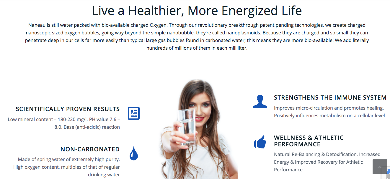 Naneau Water: Before & After Blood Analysis