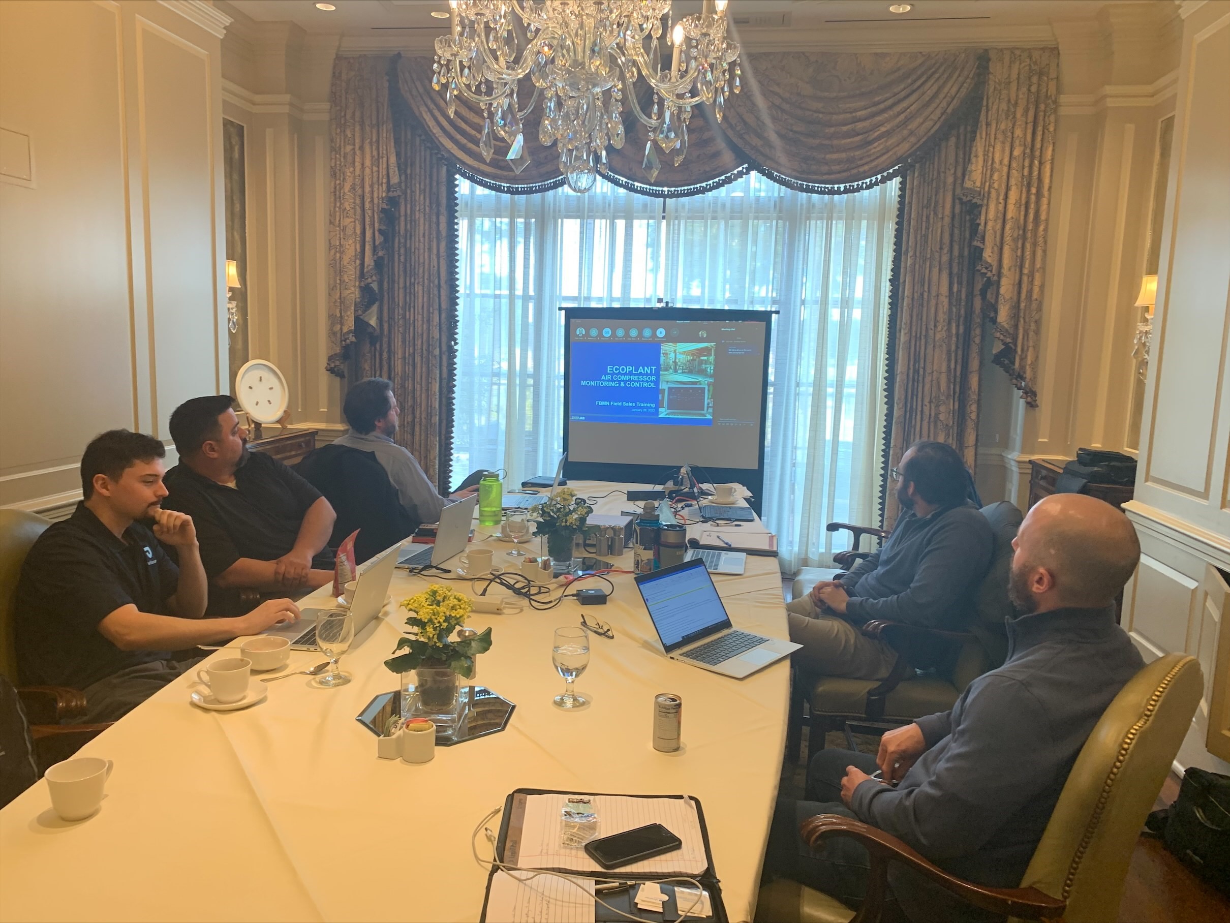 Training the team and meeting share holders