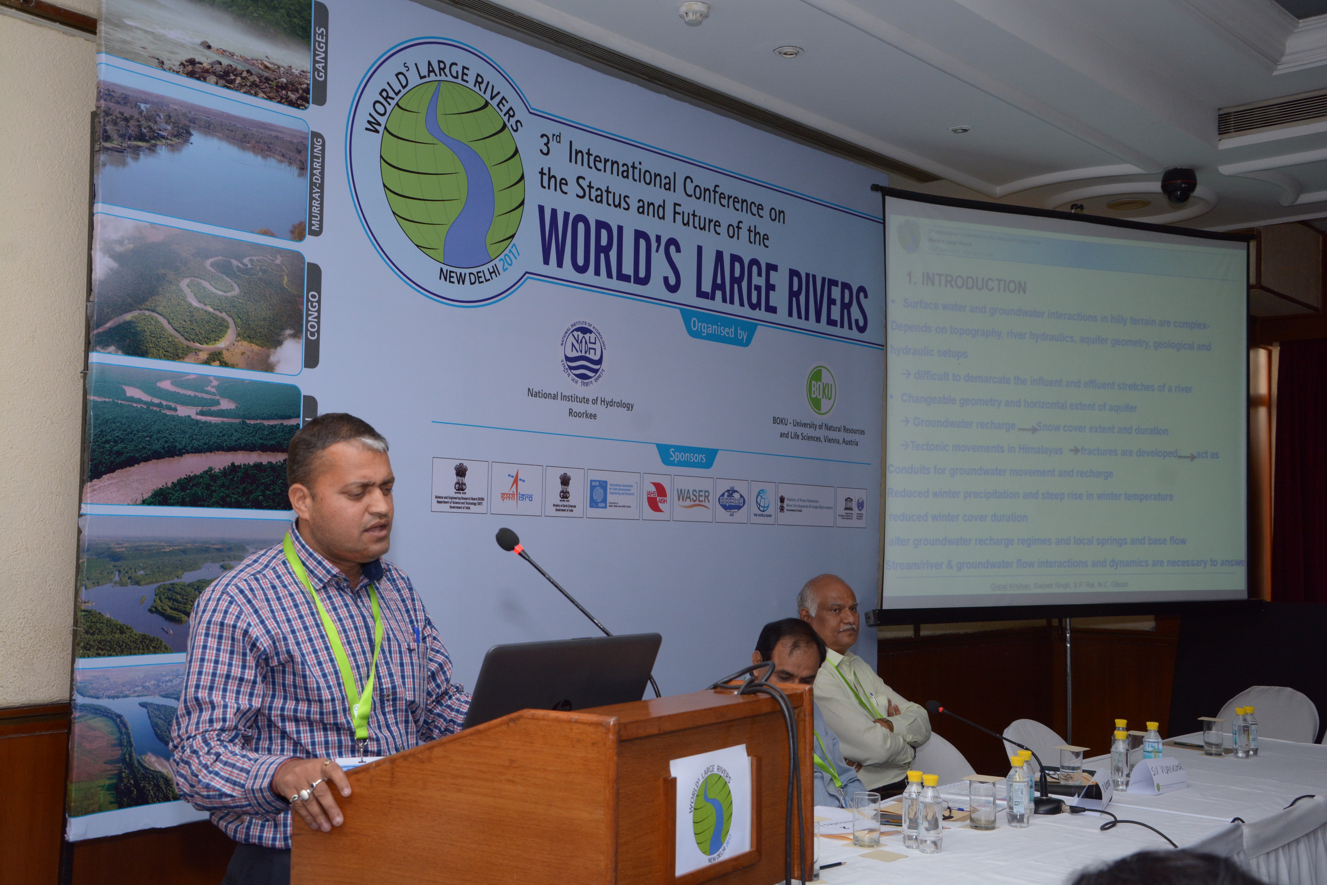 Large River Conference April, 2017 at New Delhi
