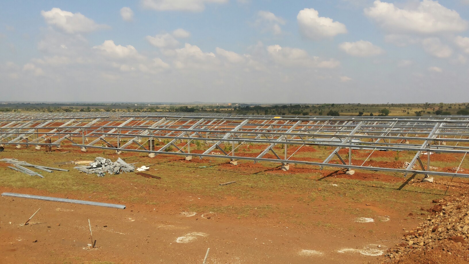 Construction of Solar PV Plant