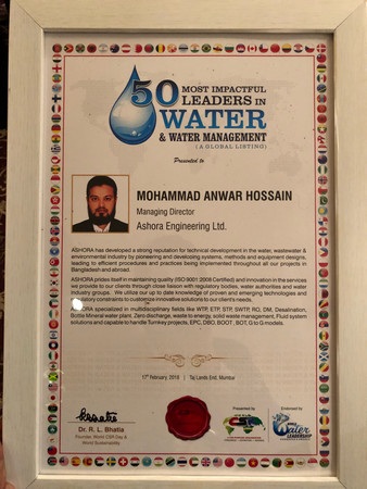 Mohammad Anwar Hossain, Managing Director at ASHORA ENGINEERING LIMITED