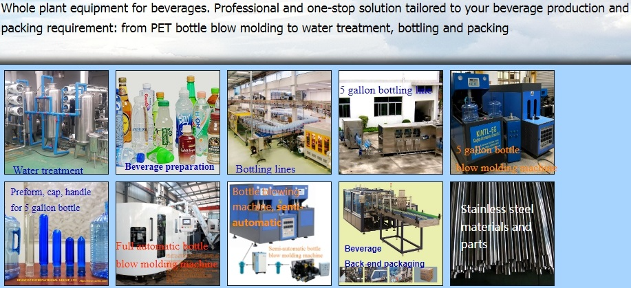 bottled drinks factory equipment supply