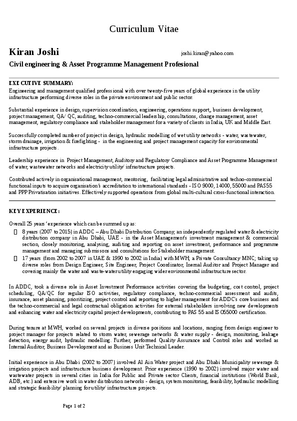 Kiran Joshi, Asset management professional