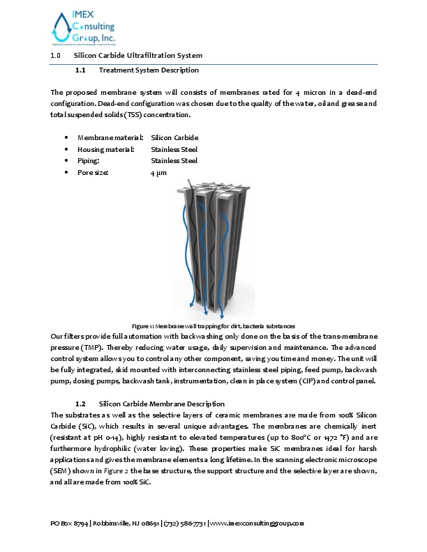 Silicon Carbide membranes are ...