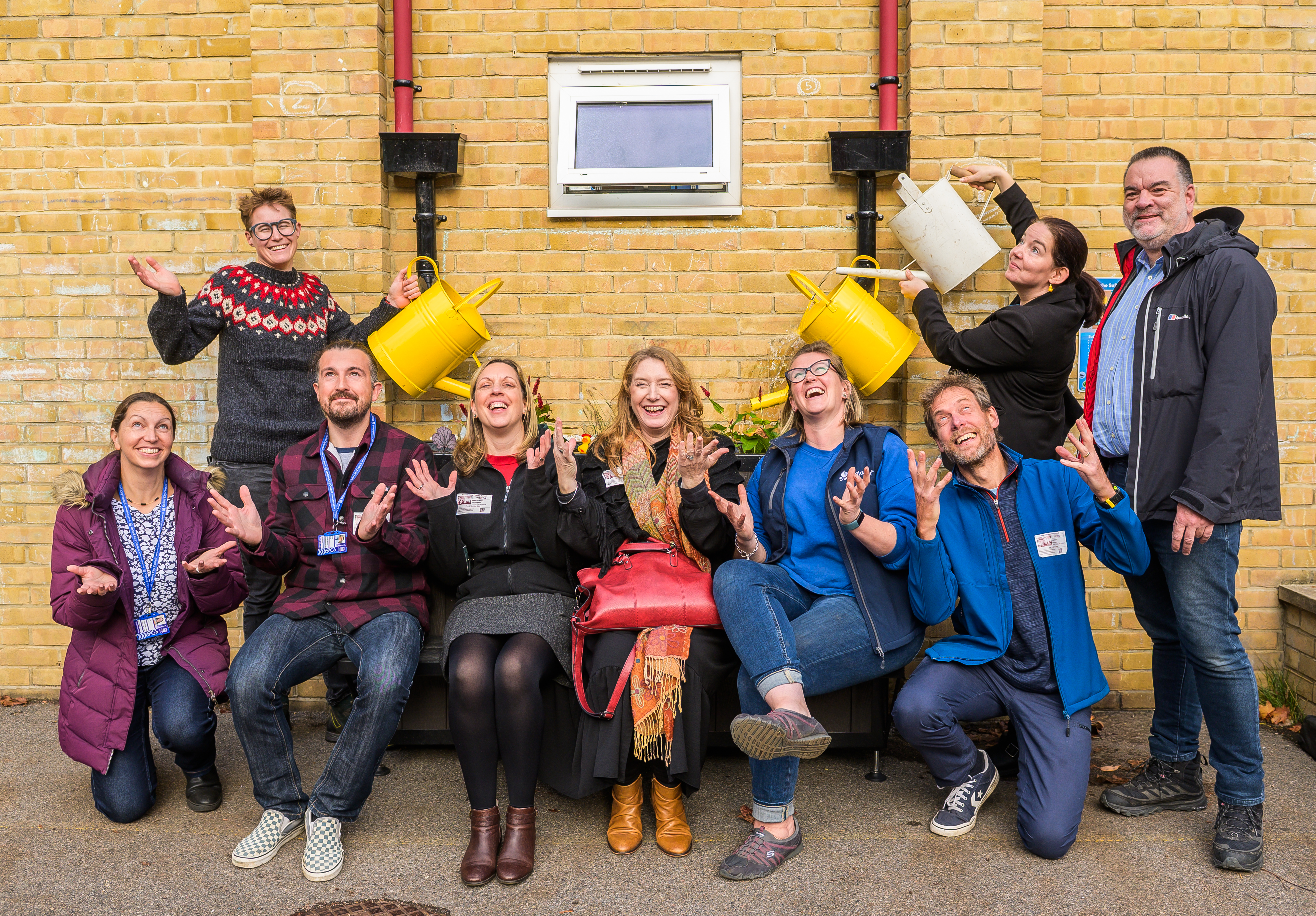 Sustainable drainage planters minimise flooding at Oxford school