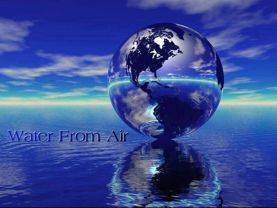 News | WaterMicronWorld "Water from Air"