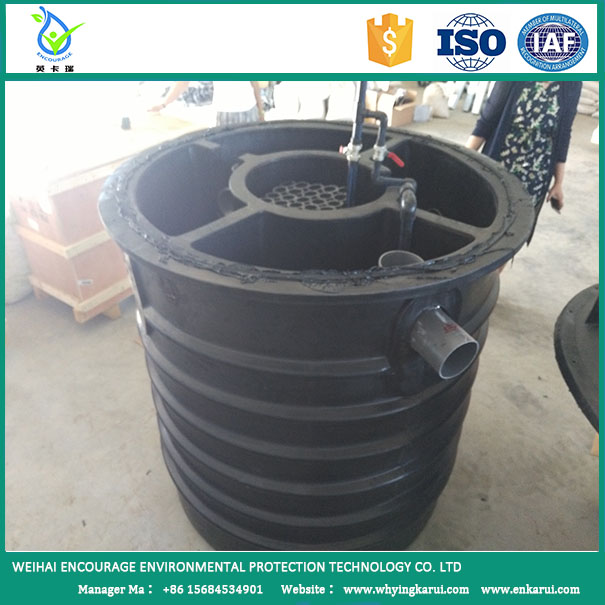Mini domestic wastewater treatment plant.