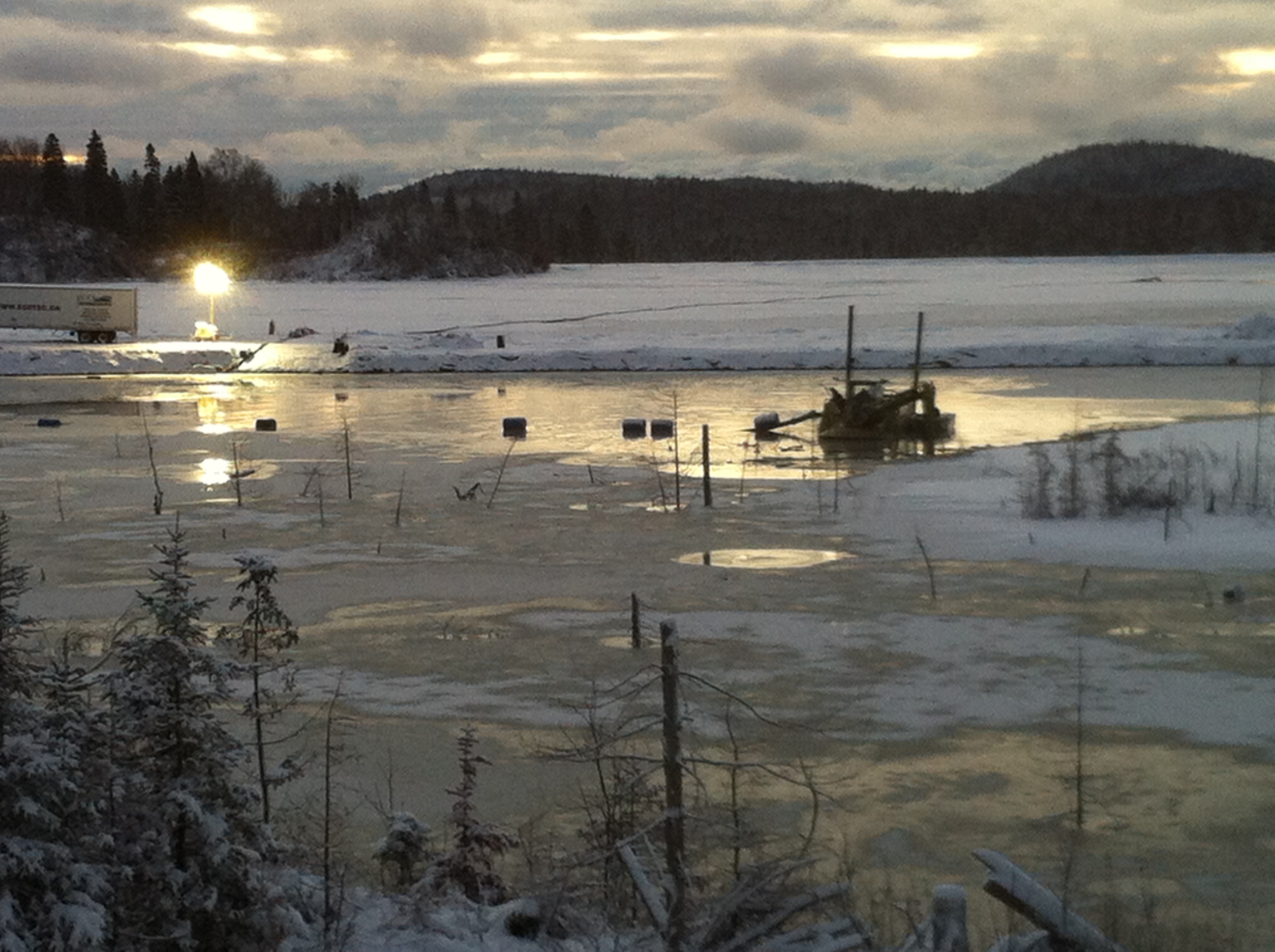 Environmental dredging interventions (hydraulic suction)