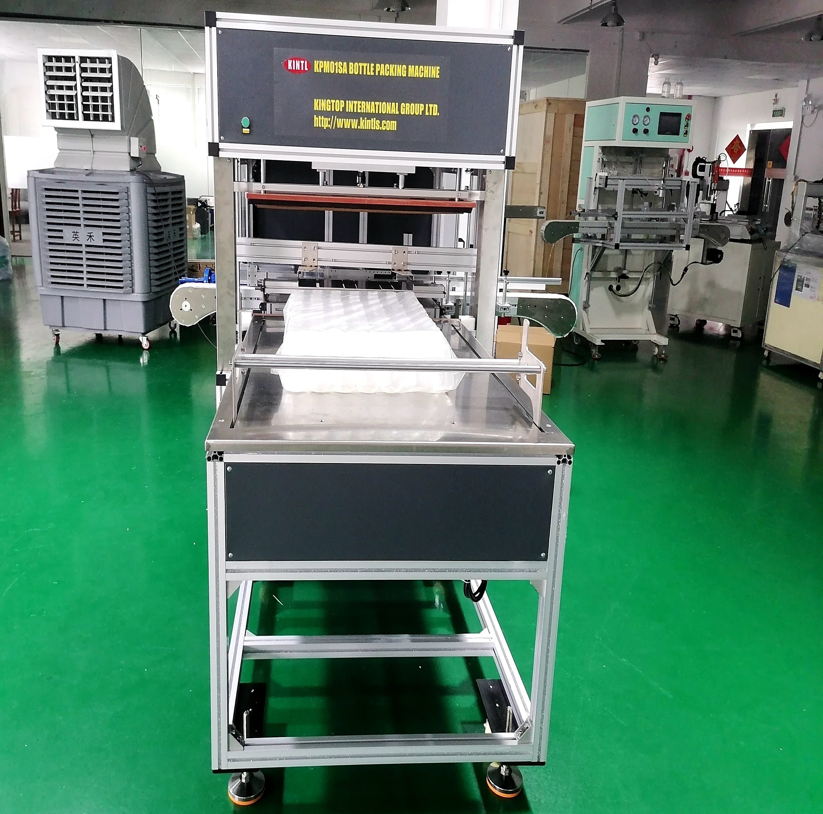 Bottle bag-packing machine, Máquina envasadora de bolsas de botellas, آلة تغليف الأكياس: للزجاجات الفارغة