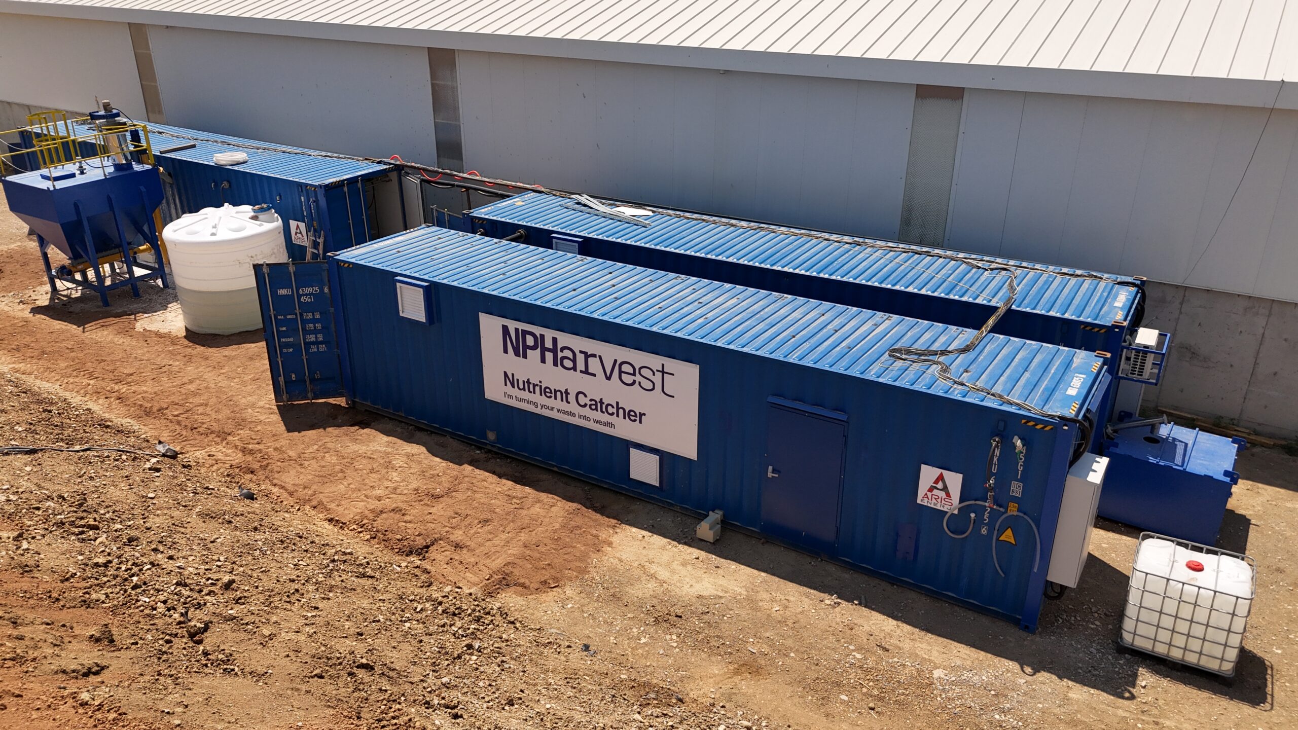 Industrial-scale wastewater nutrient recovery demo at biogas plant in Ankara – NPHarvest