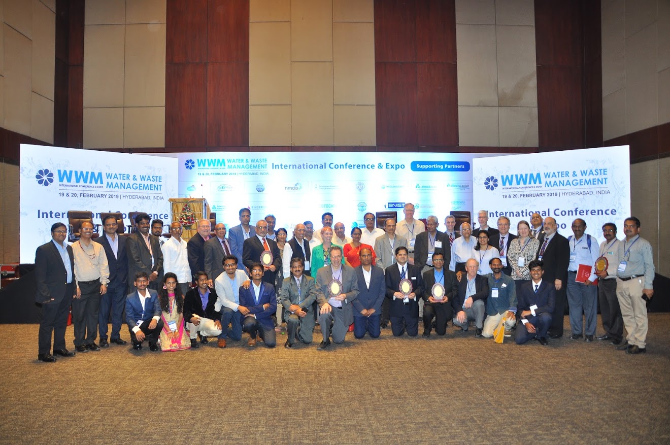 Water and Waste Management conference, Hyderabad India, Feb 19/20, 2019