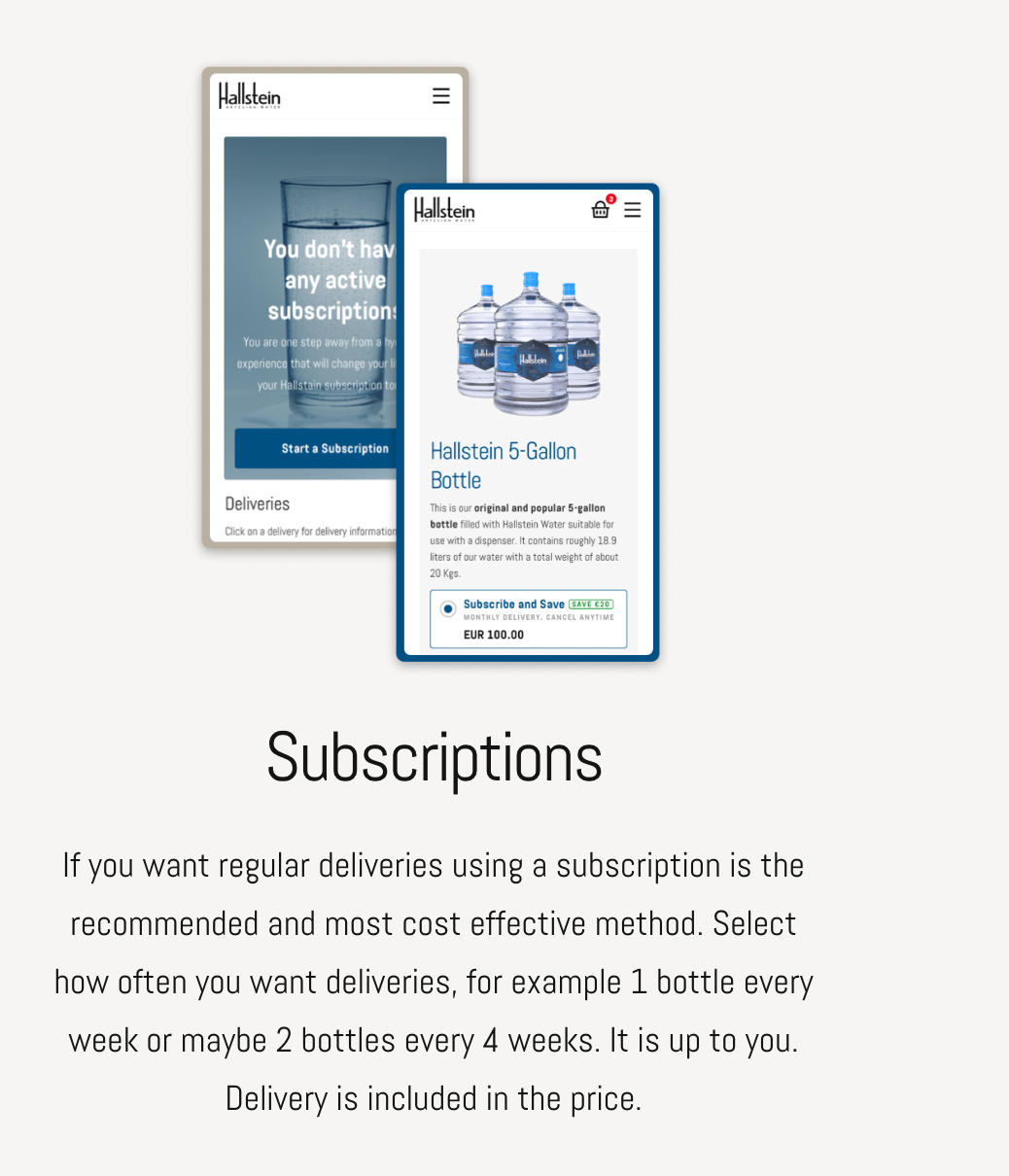 World's only commercially available water that meets the highest quality standards