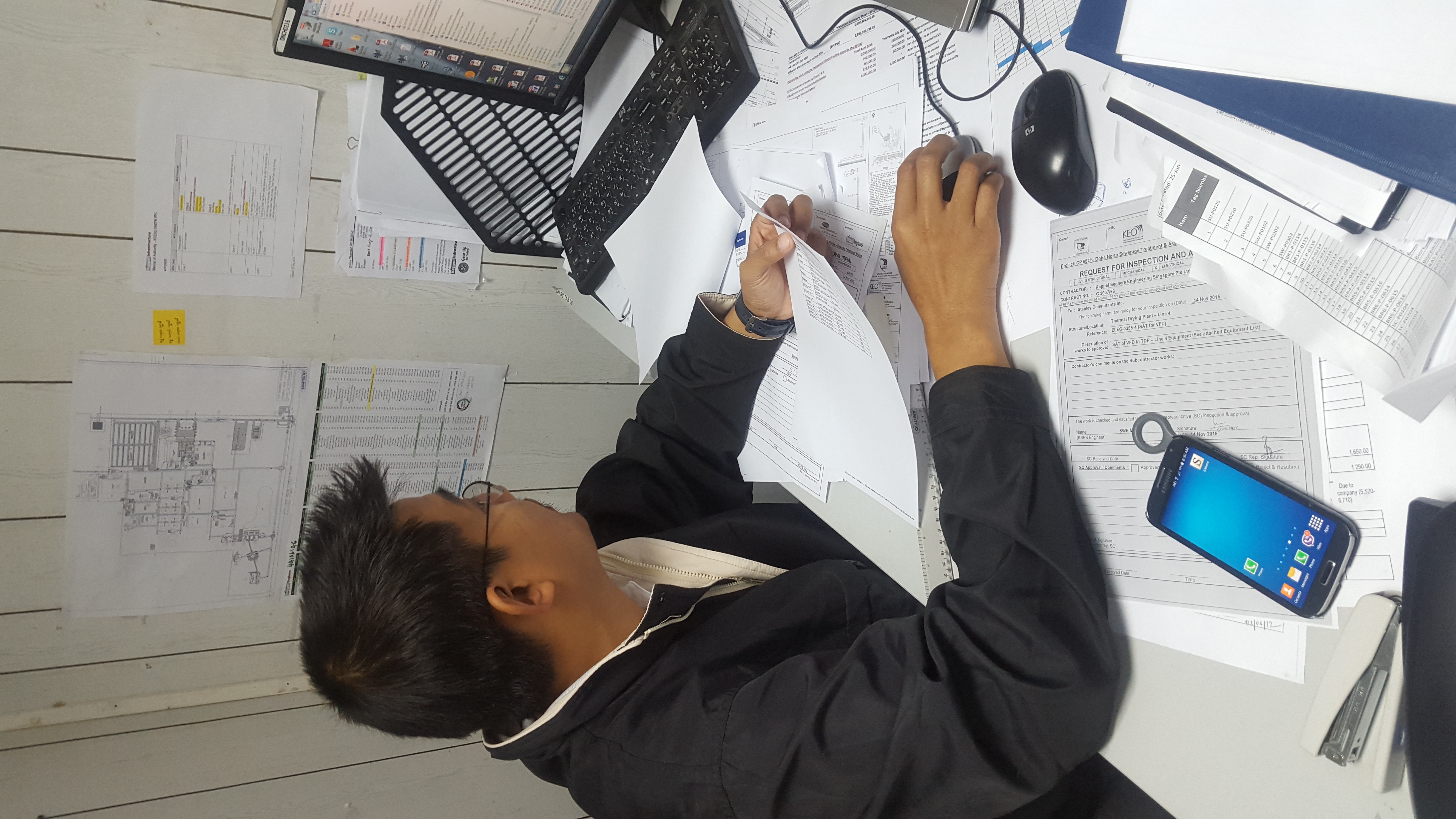 Swe Mon, Mechanical Engineer Keppel Seghers