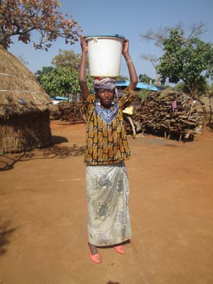 Sanitation in a refugies camp