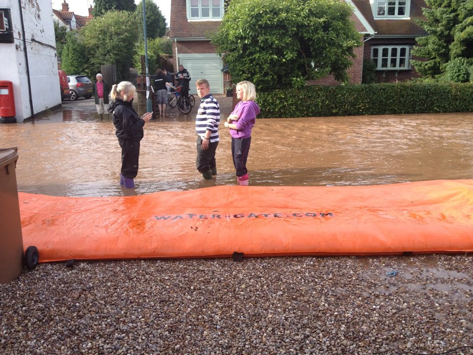 Flood Protection with the Water-Gate