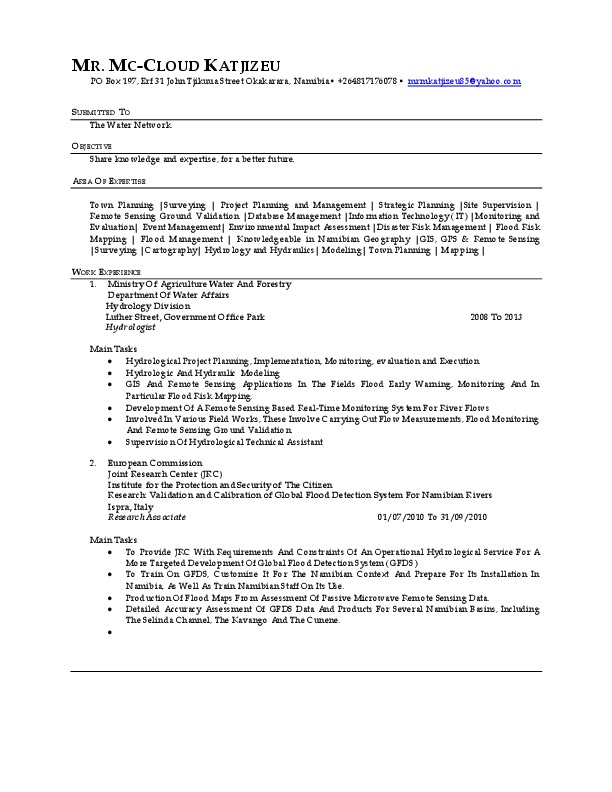 Mc-cloud Katjizeu, Managing Director at Ombonde Investments