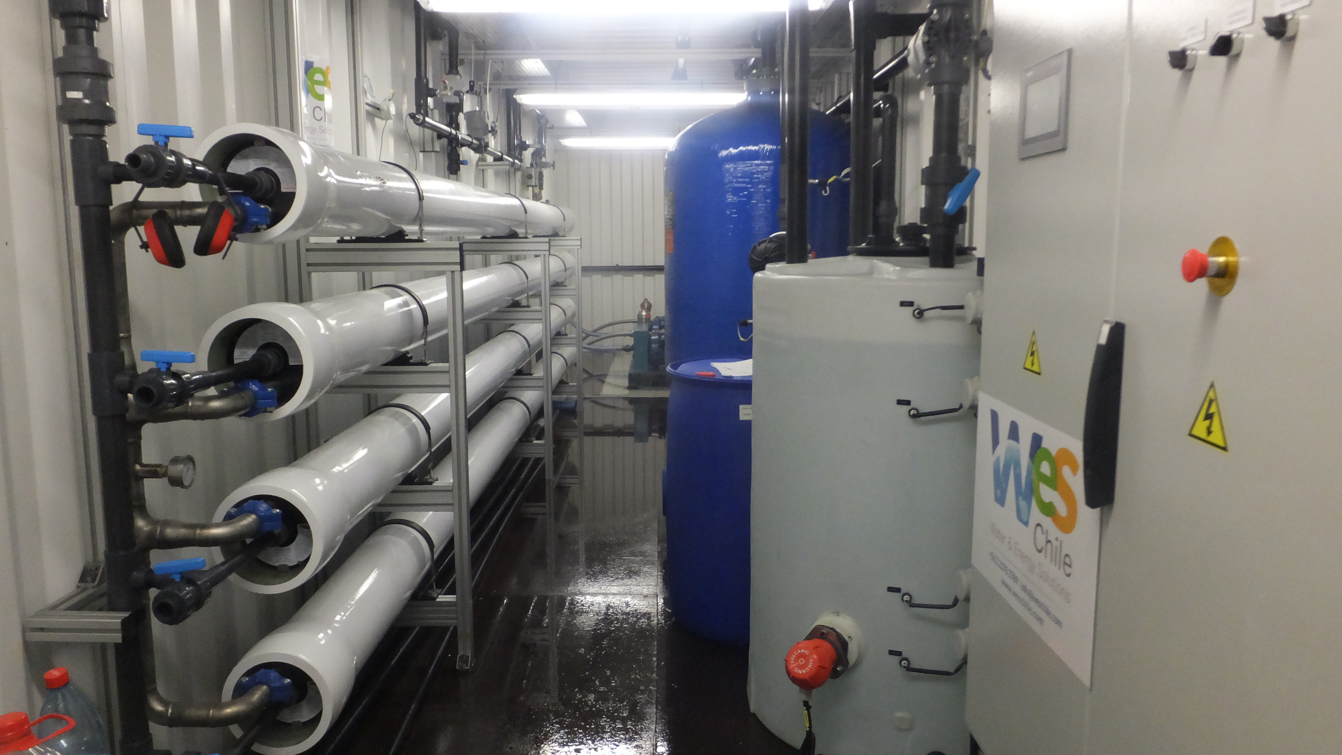 SEA WATER DESALINATION PLANT, PUERTO AYSEN, CHILE