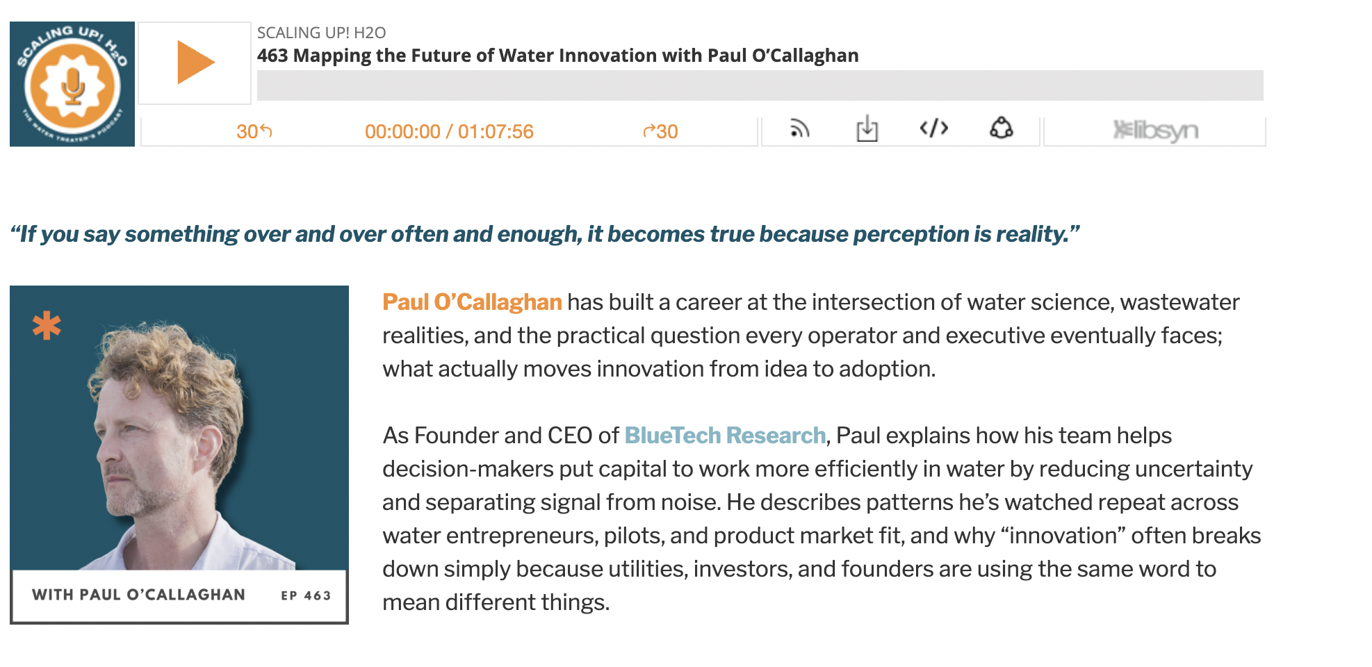 Client ChallengeFebruary 13, 2026 by Alyssah Gualberto463 Mapping the Future of Water Innovation with Paul O&rsquo;Callaghan&ldquo;If you say something ...