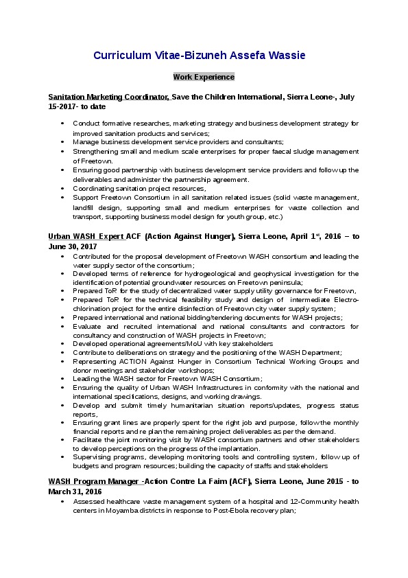 Bizuneh Assefa Wassie