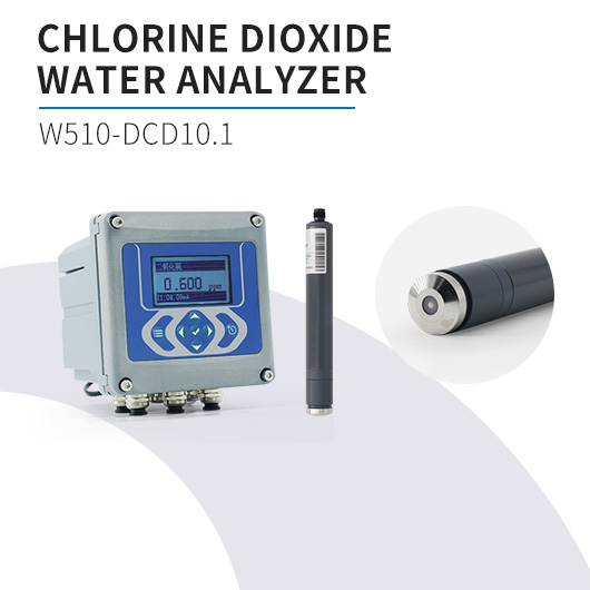 Online Chlorine Dioxide Analyzer with CD10.1 Sensor for Processing Water