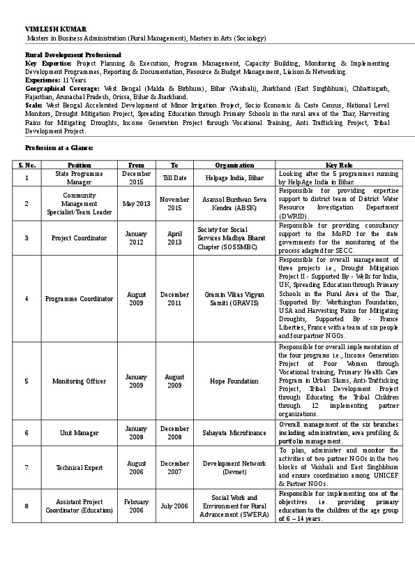 Vimlesh Kumar, State Programme Manager at Helpage India