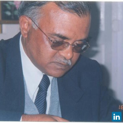 Satish Kumar Vatsa, Former Chief Engineer with over 39 years of  experience in water sector. Sr Consultant.  Crux Consultants Pvt. Ltd Delhi