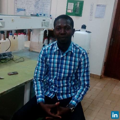 Arnaud KORBEOGHO, Ingénieur de travaux en chimie chez Office National de l'eau et de l'assainissement