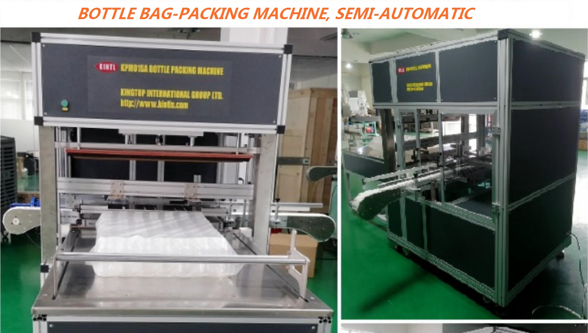 Bottle bag-packing machine, Máquina envasadora de bolsas de botellas, آلة تغليف الأكياس: للزجاجات الفارغة