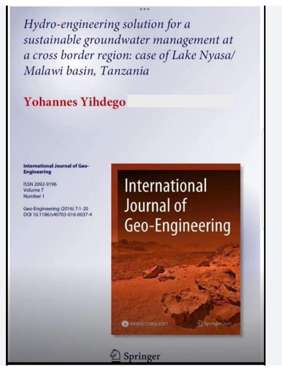 Published articles_Peer reviewed journals_Dr Yohannes Yihdego